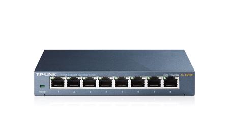 Tp-Lınk Tl-Sg108 8 Port Gıgabıt Masaüstü Metal Kasa Swıtch