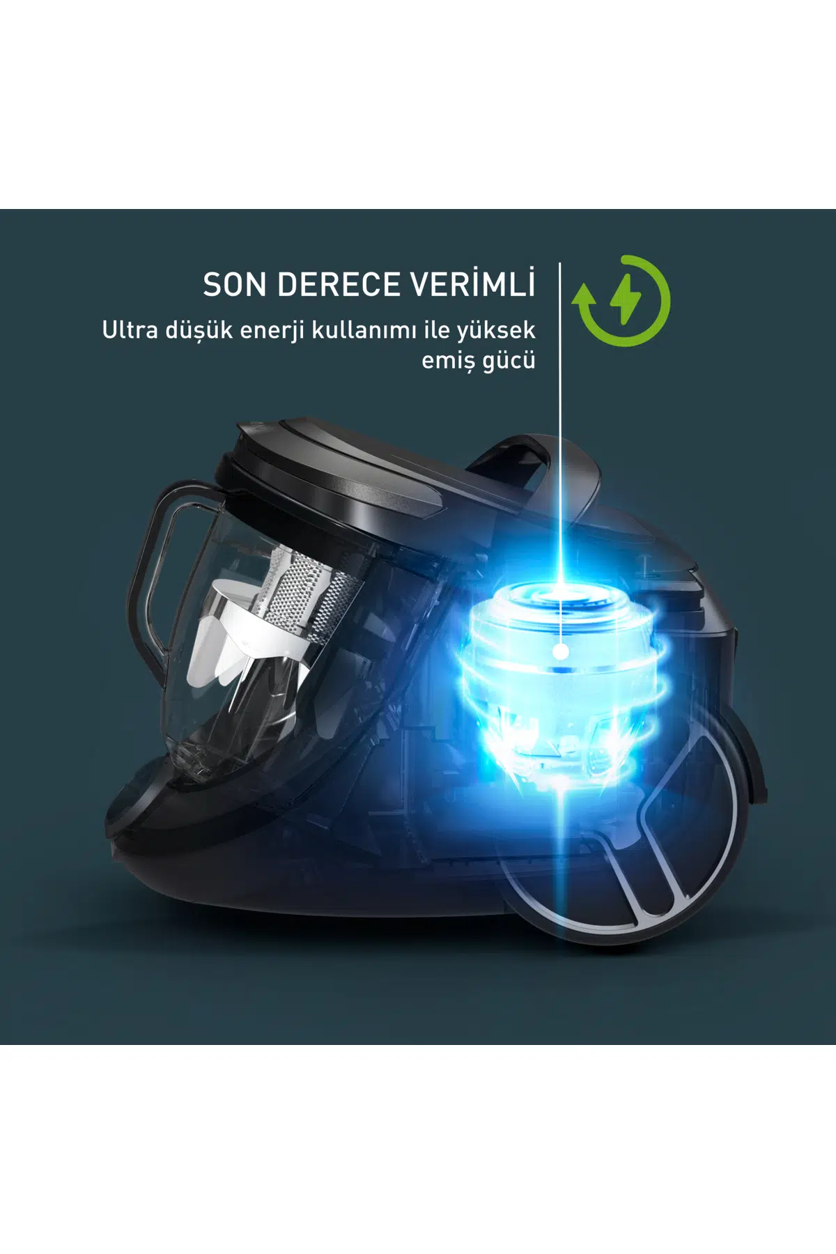 Tefal Silence Force Cyclonic 550 W Toz Torbasız Süpürge TW7976 