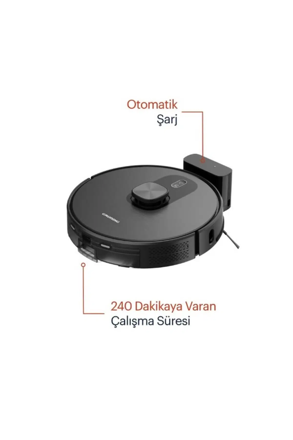 Grundig VCR 6330 Akıllı Robot Süpürge
